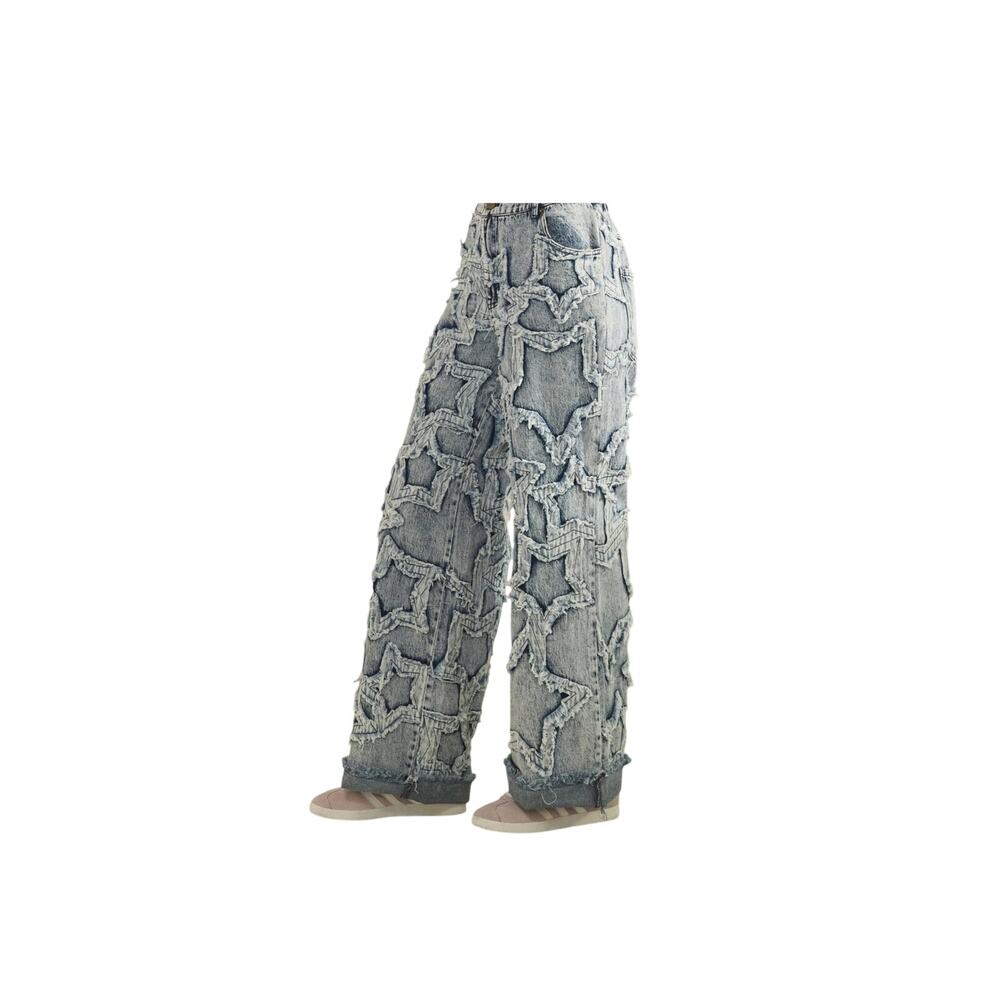 Oli & Hali Star Patch Jeans Medium